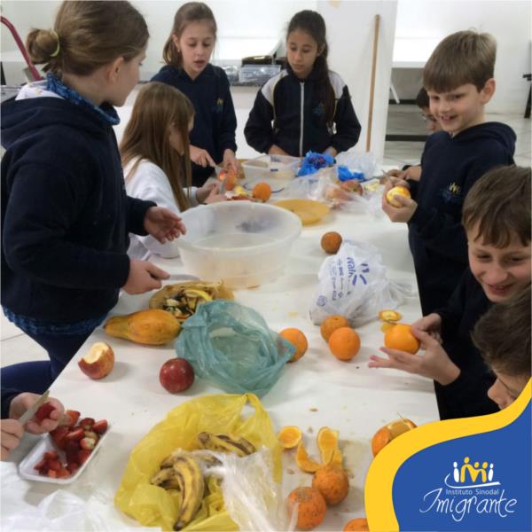Diversão e aprendizado sobre as transformações dos alimentos
